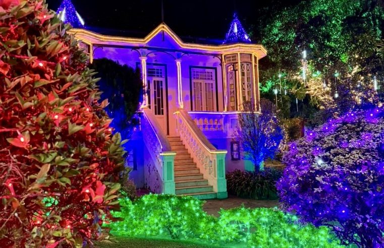 Vale Encantado: espetáculo de luzes começa a ganhar vida em imóvel histórico de Petrópolis