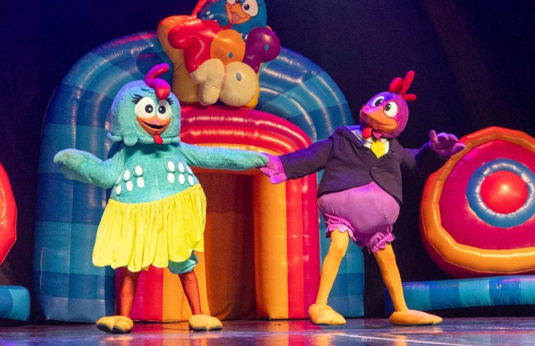 Galinha Pintadinha apresenta o espetáculo “TOP 10 DA GALINHA PINTADINHA”, no Teatro Imperial neste domingo, dia 10