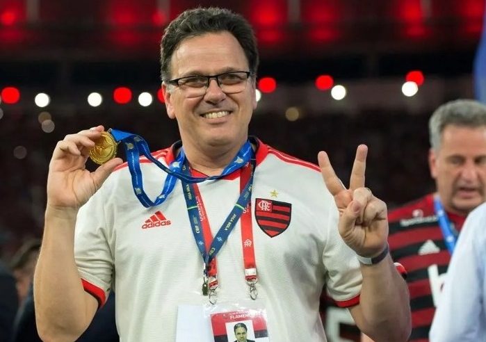 Eleições no Flamengo:  presidente Landim e candidato da situação, Rodrigo Dunshee, estarão em Petrópolis nesta segunda-feira