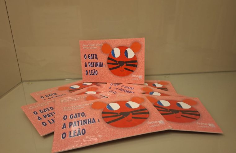Lançamento do livro infantil “O Gato, a Patinha e o Leão” acontece no domingo no Shopping Itaipava