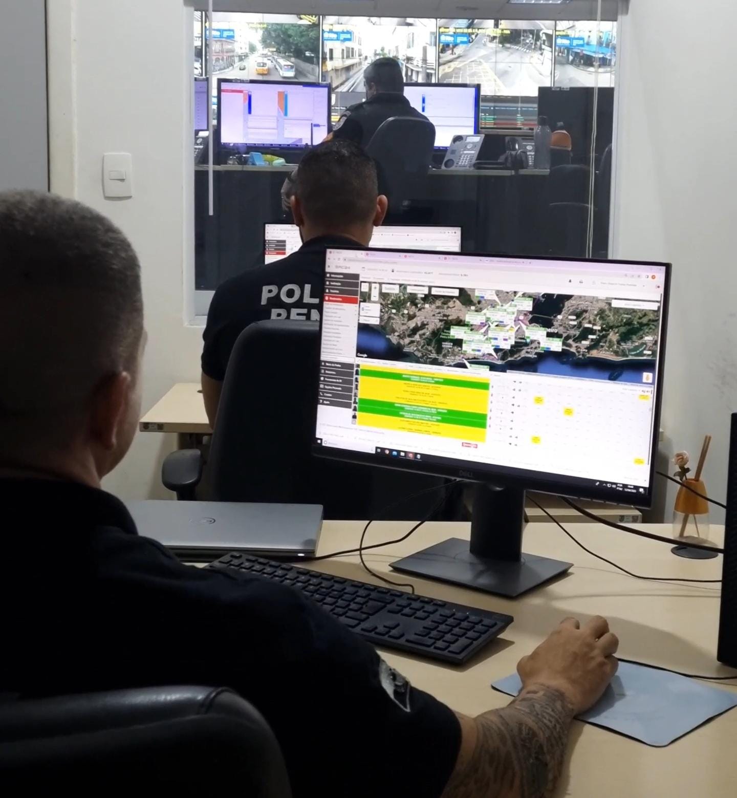 Polícia Penal monitora movimentação de custodiados com tornozeleiras eletrônicas nas imediações do G20