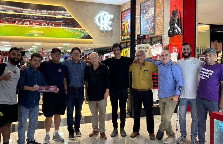 Rodrigo Dunshee, atual vice e candidato à presidência do Flamengo esteve em Petrópolis nesta segunda-feira