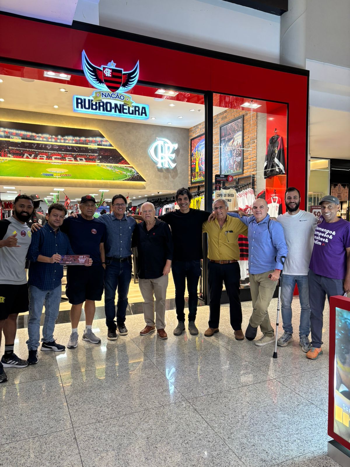 Rodrigo Dunshee, atual vice e candidato à presidência do Flamengo esteve em Petrópolis nesta segunda-feira