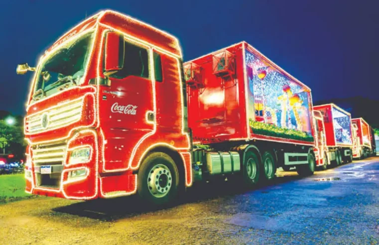 Caravana da Coca-Cola passará pelo Palácio de Cristal na abertura do Natal Imperial