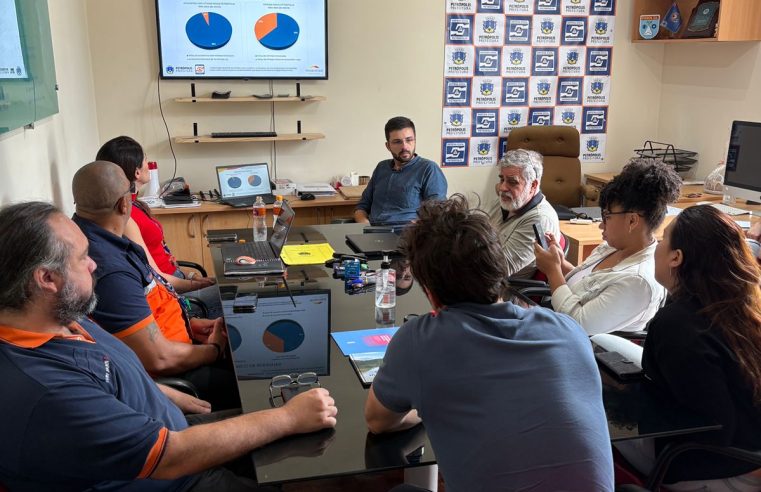 Treinamento sobre o Plano Municipal de Redução de Riscos (PMRR) reúne técnicos da Defesa Civil e da secretaria de Obras