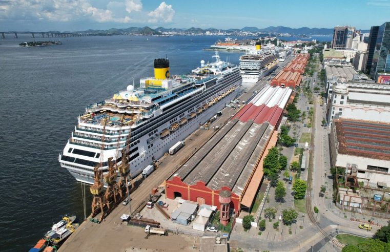 Rio receberá em dezembro 74 mil turistas que chegarão em nove navios
