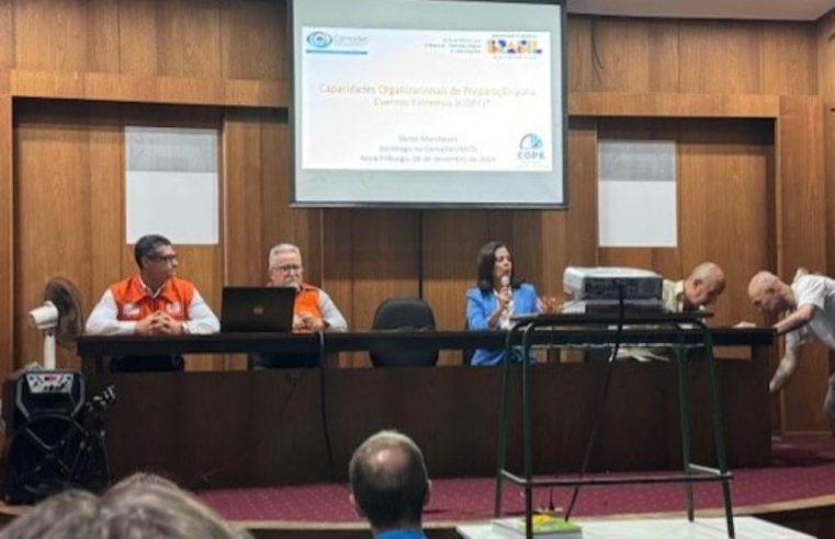 Membros do MPRJ participam de workshop sobre preparação para eventos extremos na Região Serrana