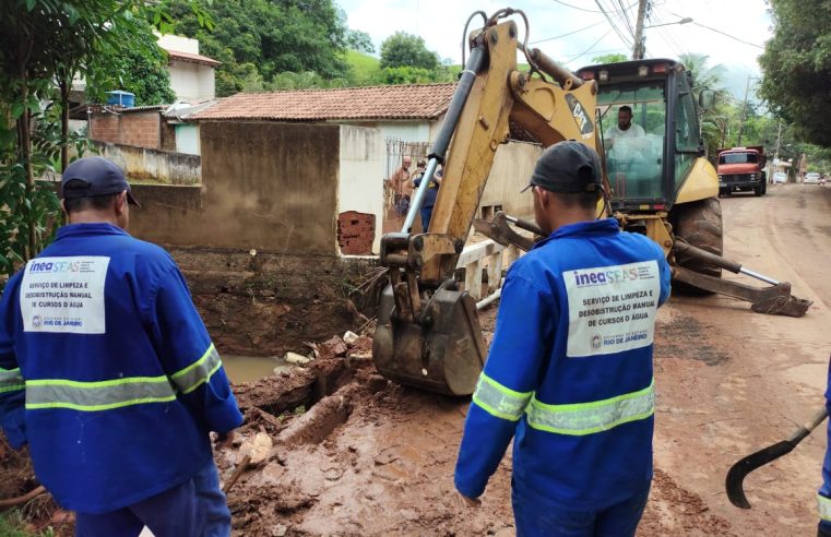 Petrópolis: Governo do Estado intensifica trabalhos em rios e áreas atingidas por chuvas