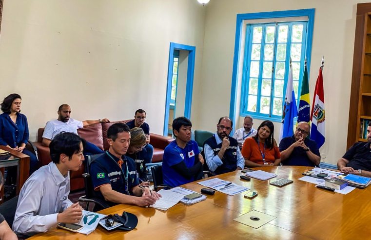 Prevenção de desastres naturais: Equipe da Cooperação Brasil-Japão apresenta projeto da Barreira SABO em Teresópolis