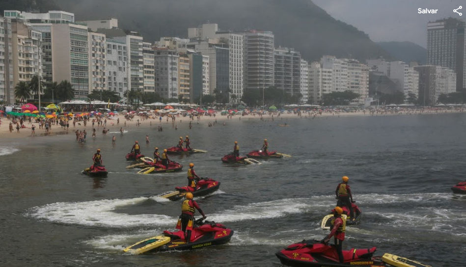 Governo do Rio: Operação Verão dos Bombeiros já resgatou mais de seis mil pessoas em toda orla do estado