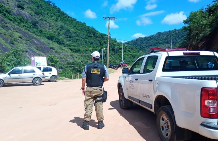 CPTrans intensifica ações de fiscalização em áreas de acesso à cachoeiras na cidade