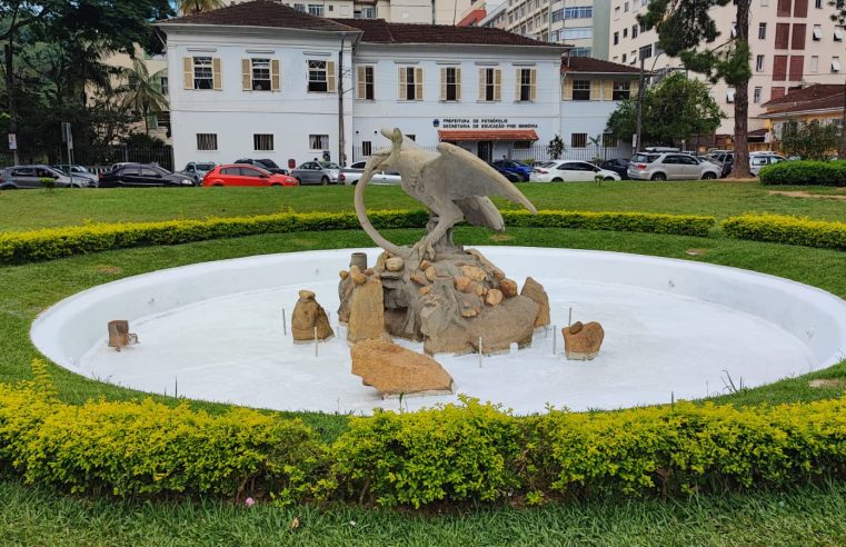 Prefeitura realiza manutenção do Monumento da Águia