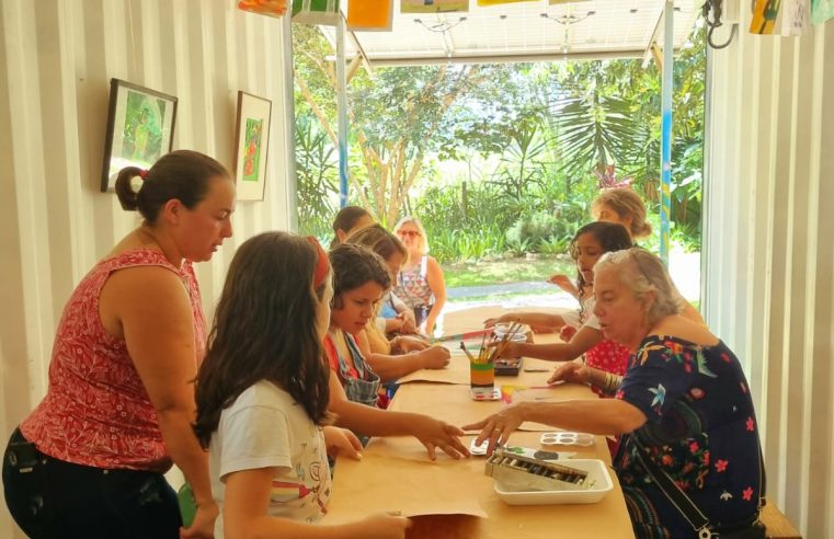 Cartas visuais conectam público de todas as idades e artistas PcDs na mostra “Ateliê Arte Lavrinha” no Vale do Cuiabá