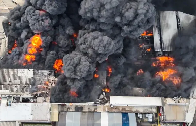 MPRJ investiga incêndio em fábrica de lubrificantes