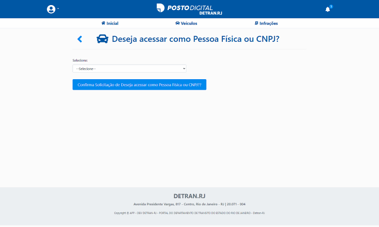 Posto Digital do Detran.RJ agora permite o acesso pelo CNPJ para consultas sobre veículos de empresas