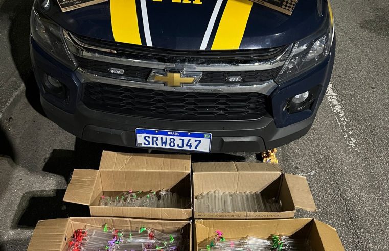 PRF flagra dois homens transportando insumos para fabricação de lança-perfume em Petrópolis