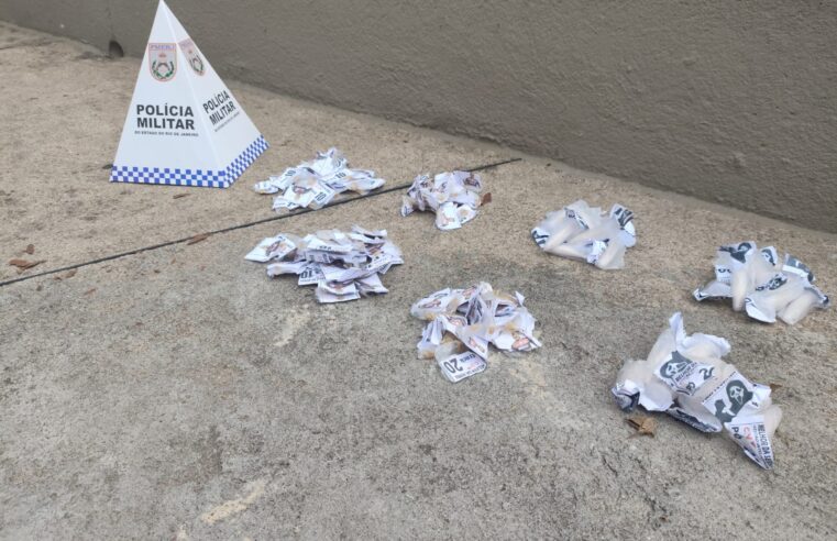 Homem é preso por tráfico de drogas em Petrópolis